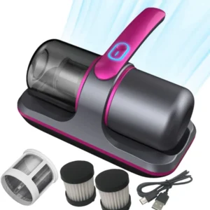 Wireless Mattress Vacuum Cleaner Cordless Handheld UV-C Bed Dust Remover Indepth Cleaning Sofa Specialist 12Kpa Powerful Suction