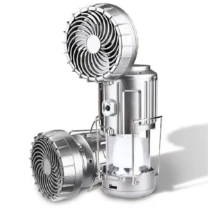 6 in 1 Portable Outdoor LED Camping Lantern With Fan