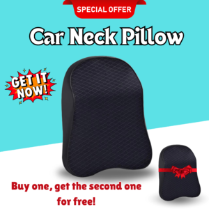 2Pcs/Car Neck Pillow 3D Memory Foam