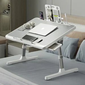 Adjustable Bed Laptop Table - Foldable Lifting Desk for Laptop, Study, Reading, Working