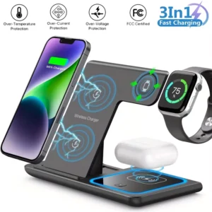 3 in 1 Wireless Charging Station